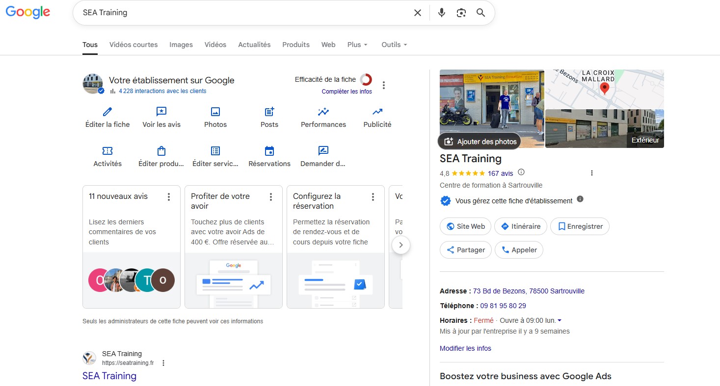 Avis sur Google au 07 juin 2026